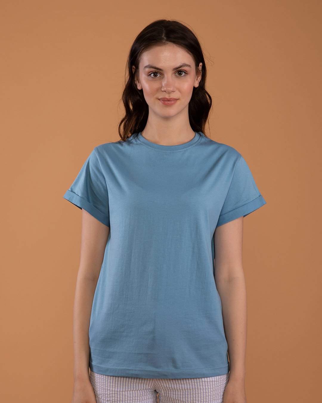 100% Cotton Blank T-shirts StarApps for her Island Blue