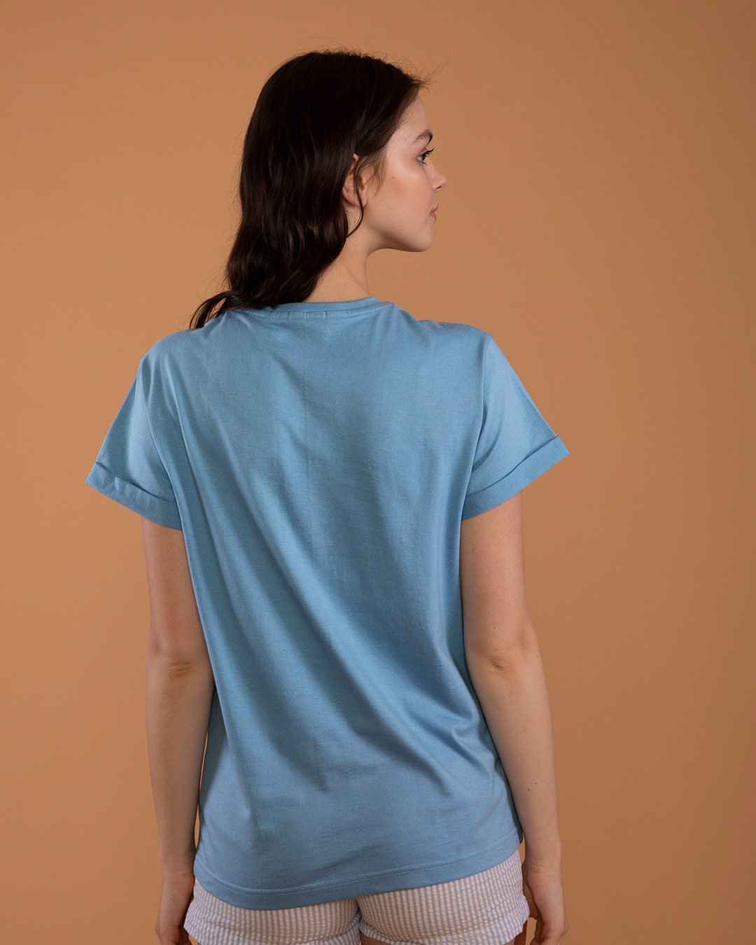 100% Cotton Blank T-shirts StarApps for her Island Blue