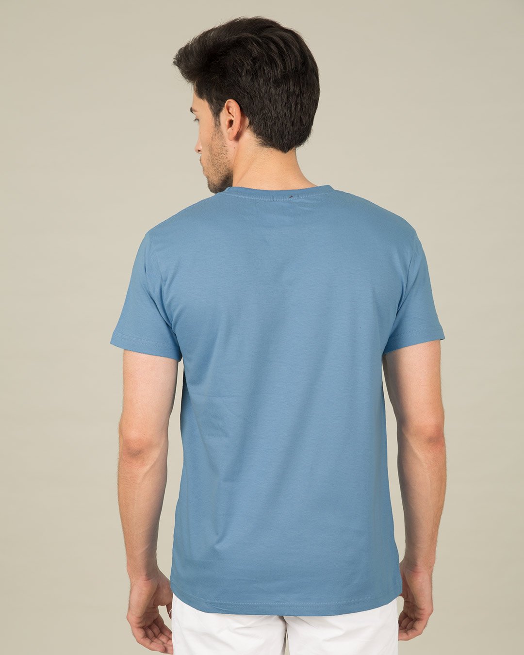 100% Cotton Blank T-shirts StarApps for him Island Blue