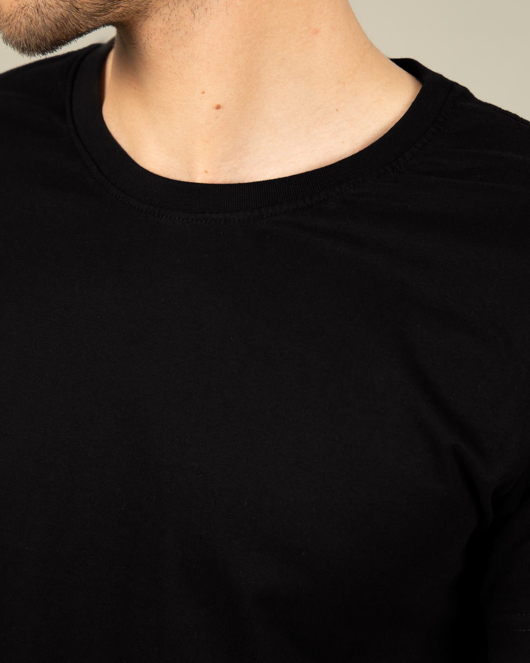 100% Cotton Blank T-shirts StarApps for him Jet Black