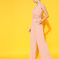 Round Neck Basic Corset Jumpsuit