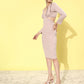Solid Cut-Outs Bodycon Dress