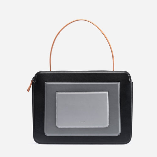 Business Bag Mlouye Black and grey