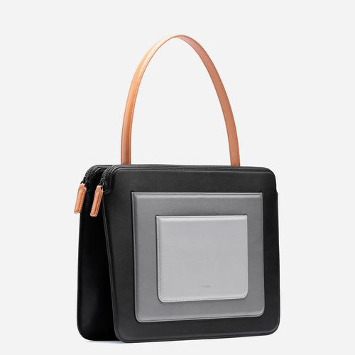 Business Bag Mlouye Black and grey