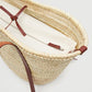 Basketweave Bucket Shoulder Bag MANGO Brown