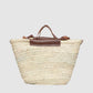 Basket Weave Handcrafted Bag with Sling Strap MANGO Brown