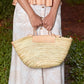 Basket Weave Handcrafted Bag with Sling Strap MANGO Beige