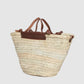 Basket Weave Handcrafted Bag with Sling Strap MANGO Brown