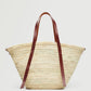 Basketweave Bucket Shoulder Bag MANGO Brown